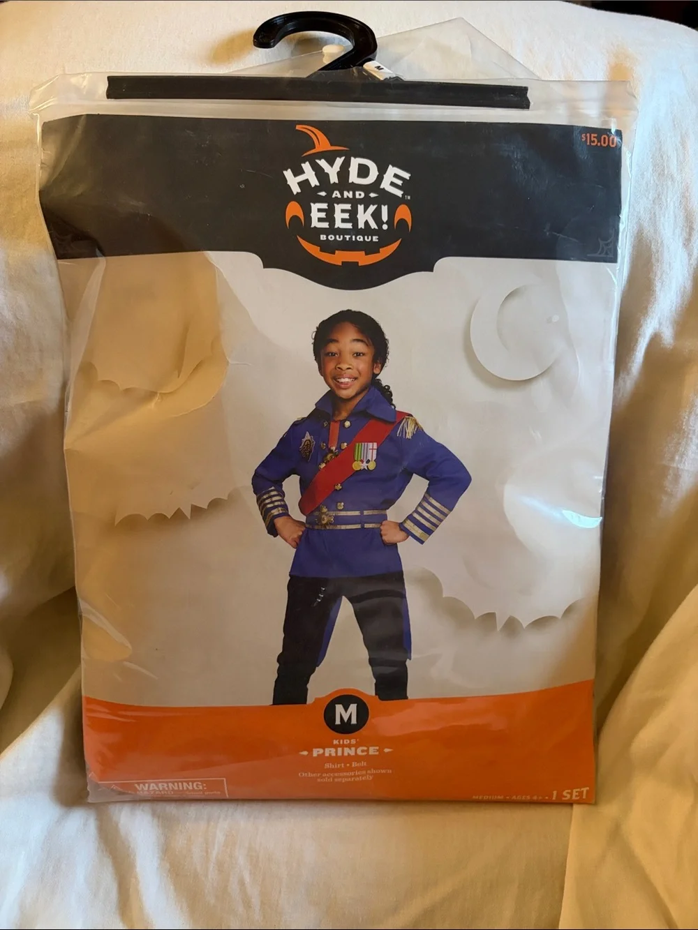 Hyde and Eek! Kids Purple Prince Costume - Medium